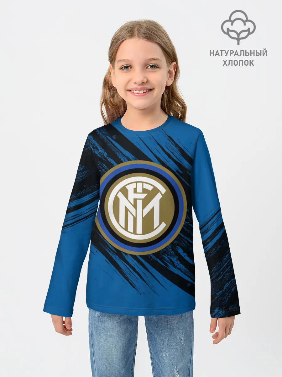 Детский лонгслив / Inter