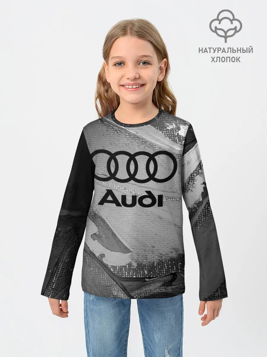 Детский лонгслив / AUDI / АУДИ