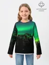 Детский лонгслив / Северное сияние