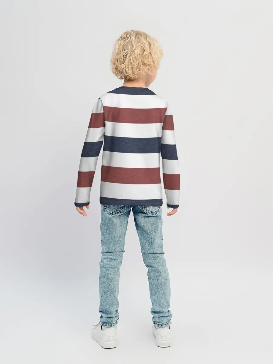 Детский лонгслив / Полоски