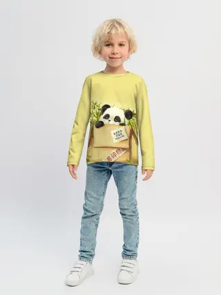 Детский лонгслив / Заказывали Панду? ?