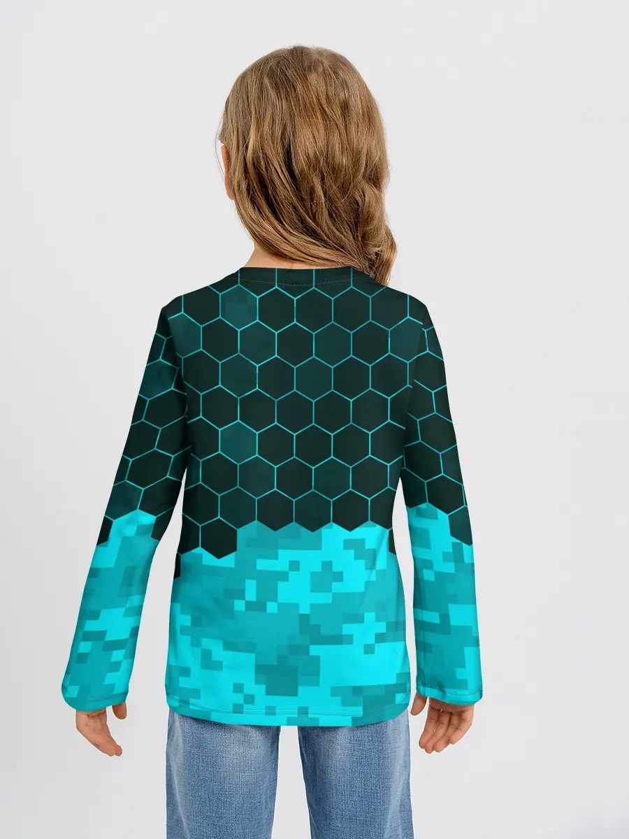 Детский лонгслив / MINECRAFT / МАЙНКРАФТ