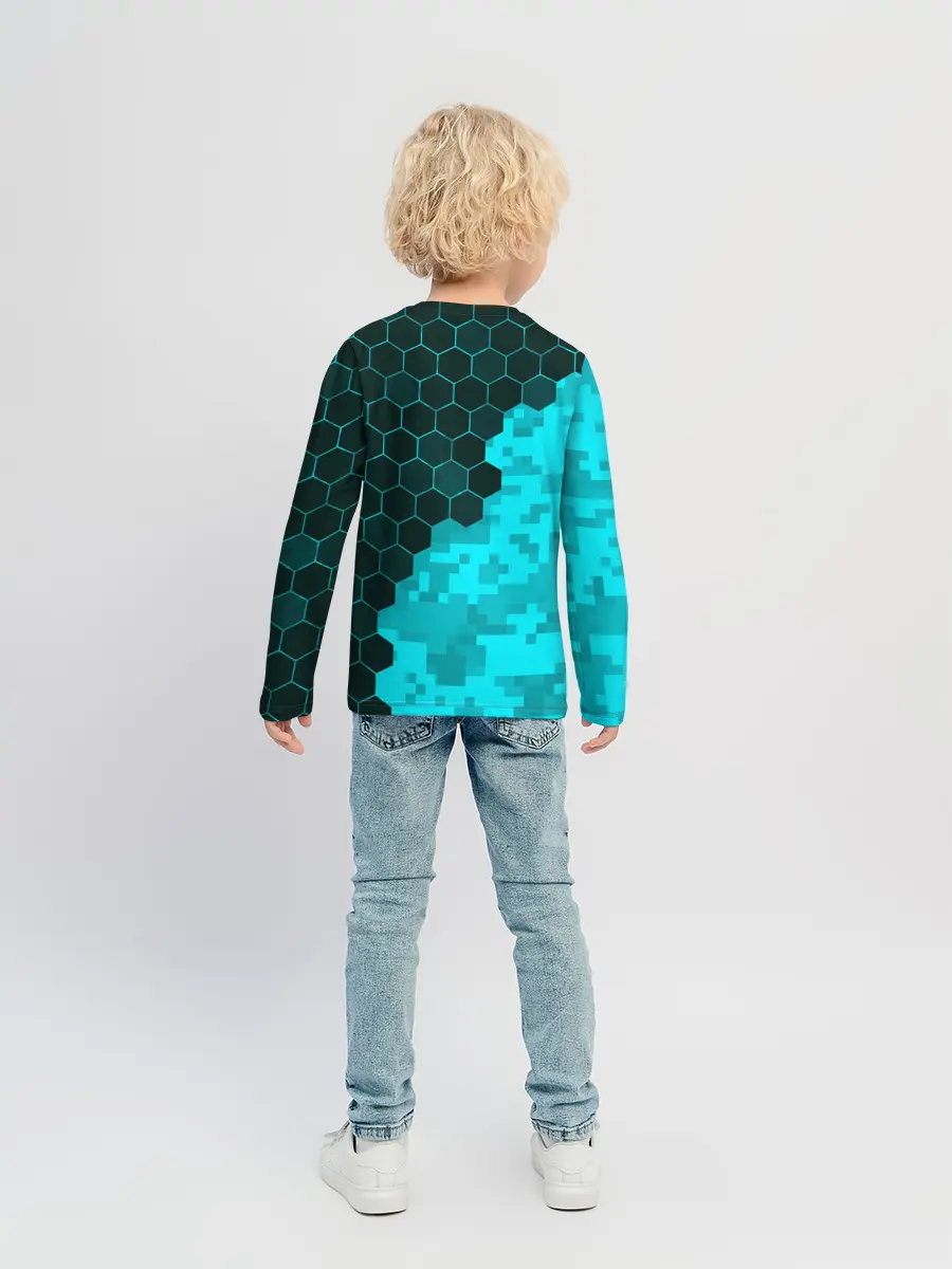 Детский лонгслив / MINECRAFT / МАЙНКРАФТ