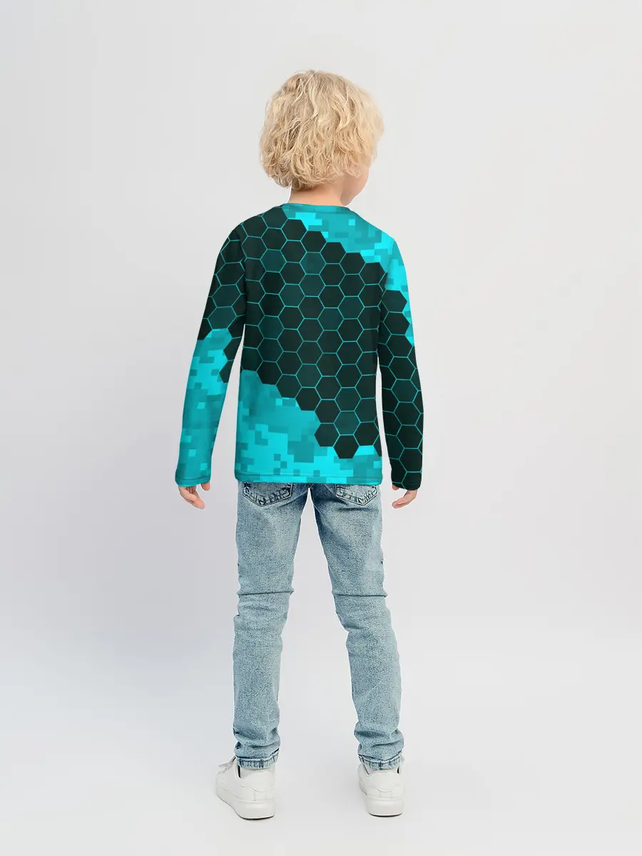 Детский лонгслив / MINECRAFT / МАЙНКРАФТ