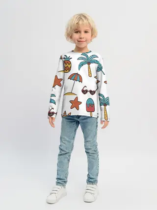 Детский лонгслив / Отпуск