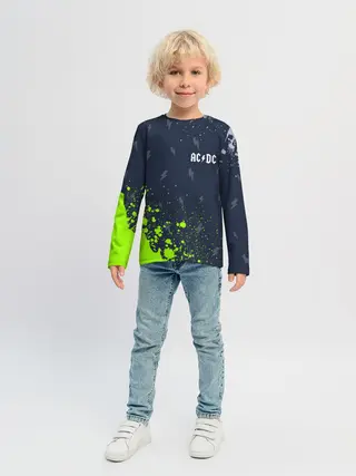 Детский лонгслив / AC DС