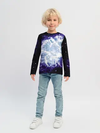 Детский лонгслив / Galaxy