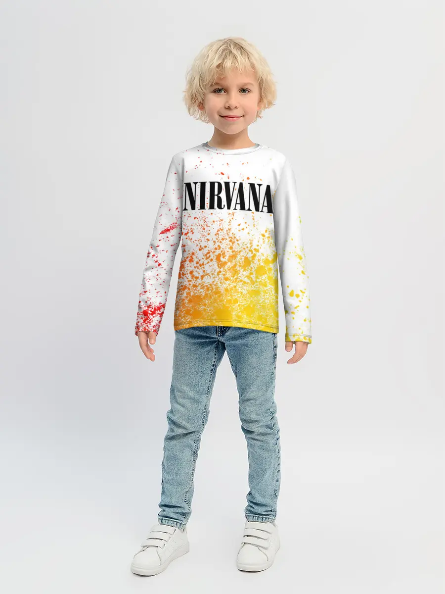 Детский лонгслив / NIRVANA / НИРВАНА