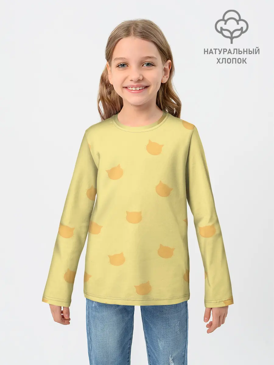 Детский лонгслив / Кошки