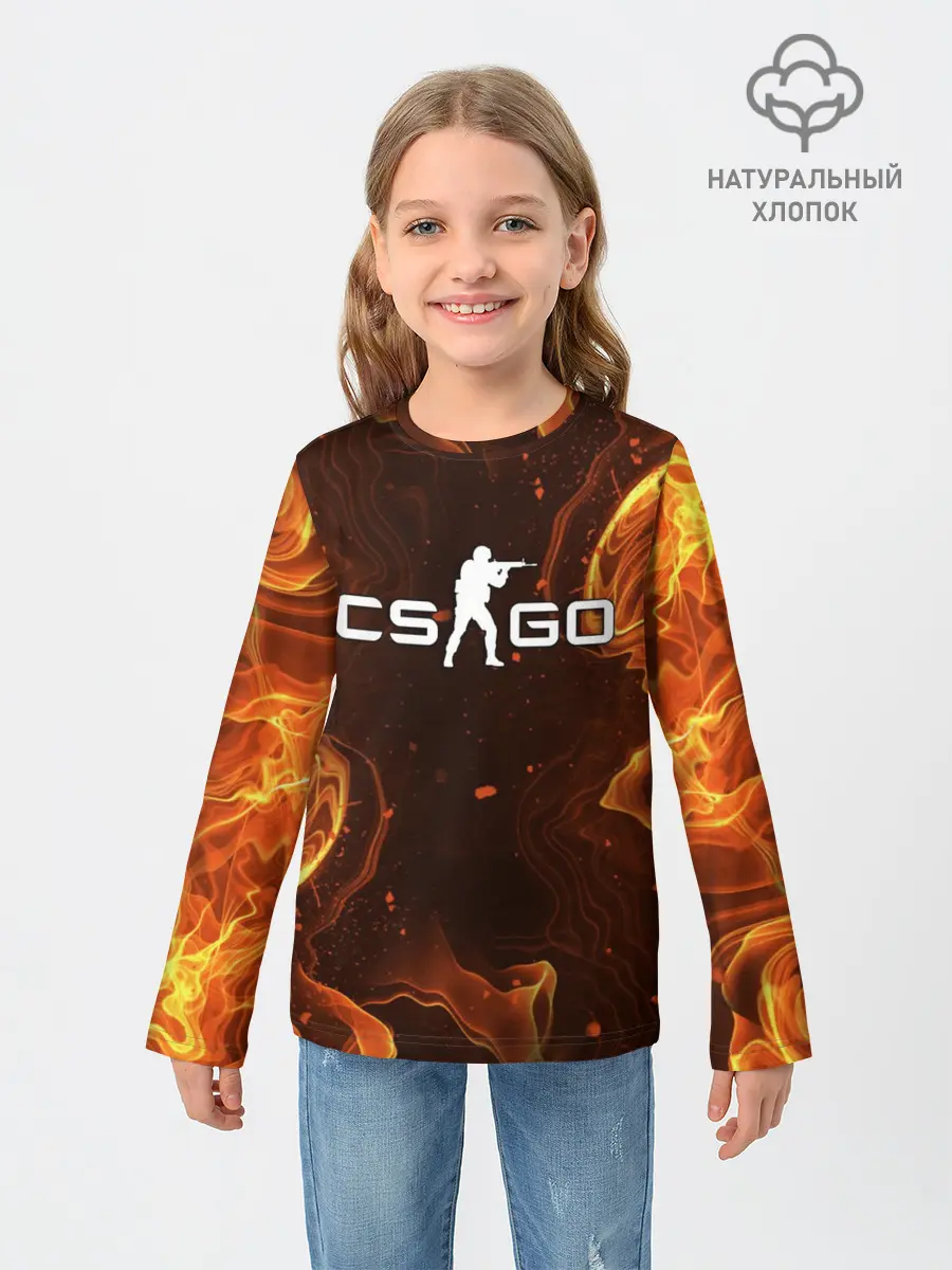 Детский лонгслив / COUNTER STRIKE