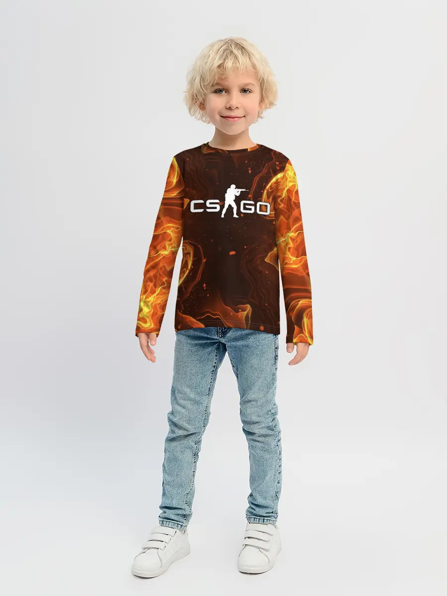 Детский лонгслив / COUNTER STRIKE