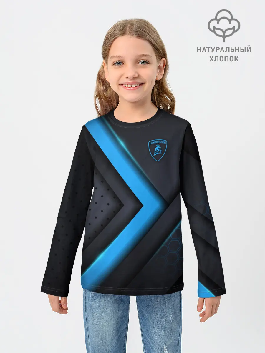 Детский лонгслив / Lamborghini