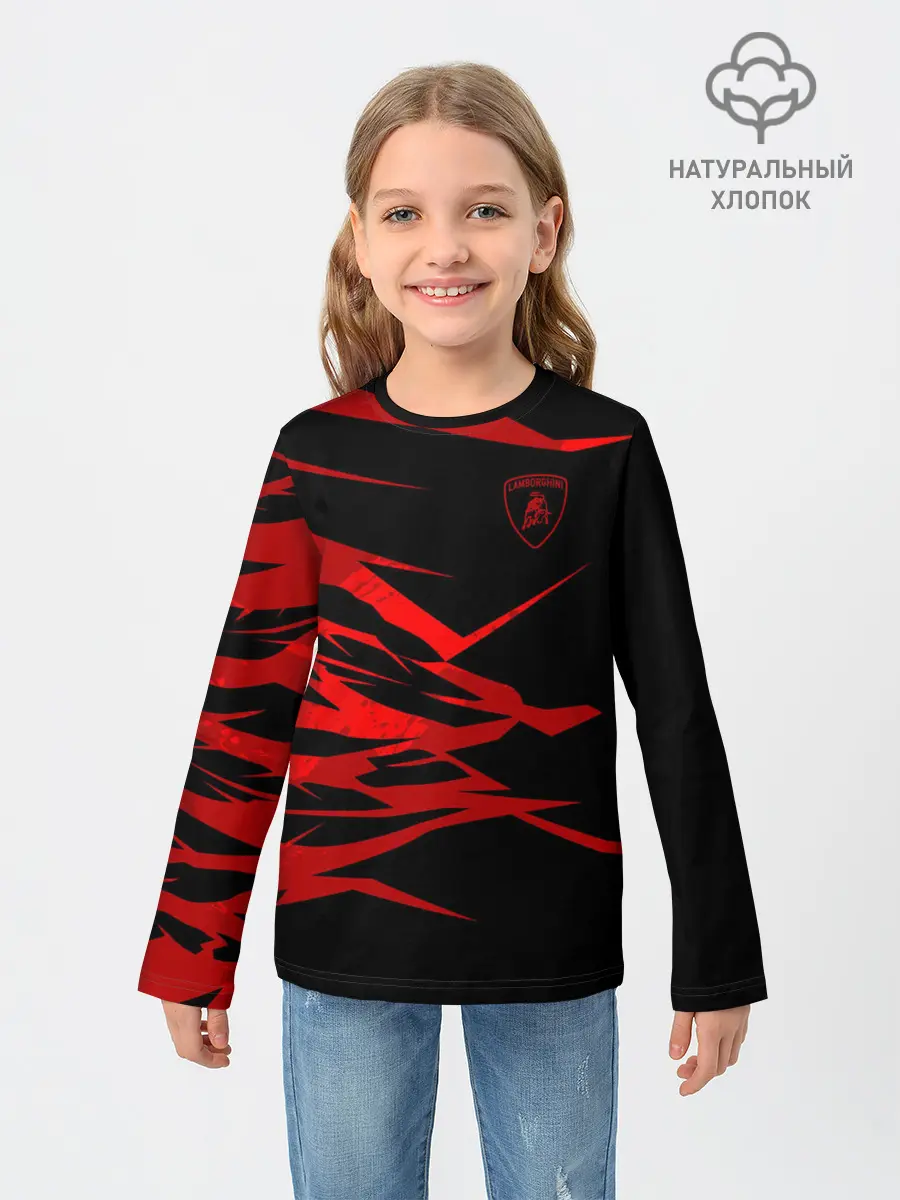 Детский лонгслив / Lamborghini