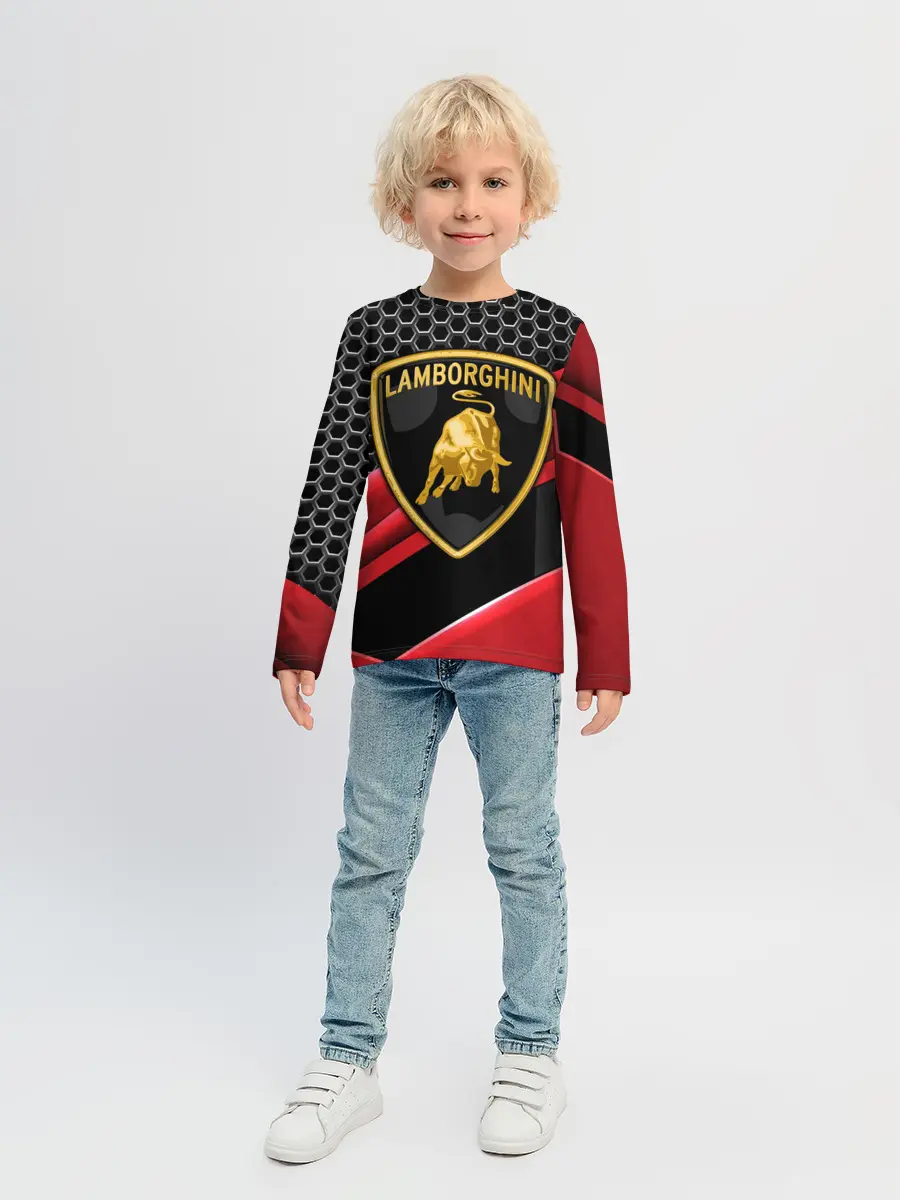 Детский лонгслив / Lamborghini