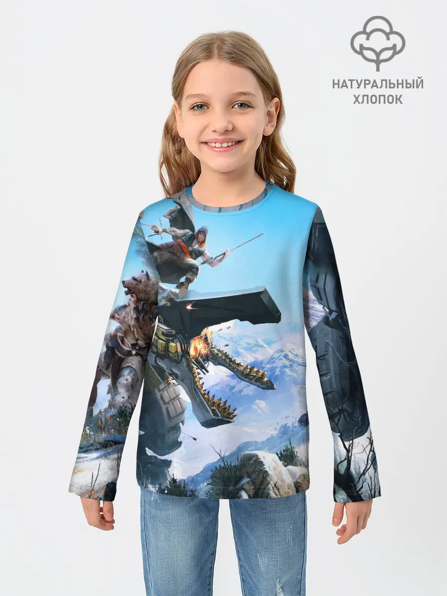 Детский лонгслив / Horizon Zero Dawn