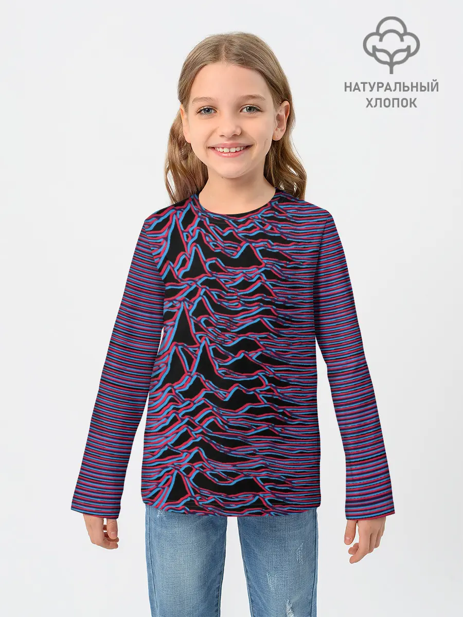 Детский лонгслив / Joy Division Glitch