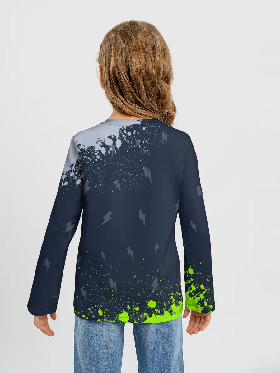 Детский лонгслив / AC DС