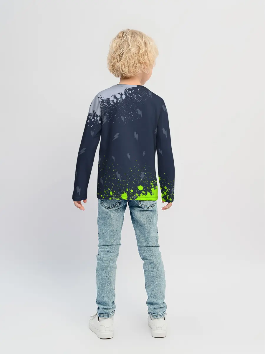 Детский лонгслив / AC DС