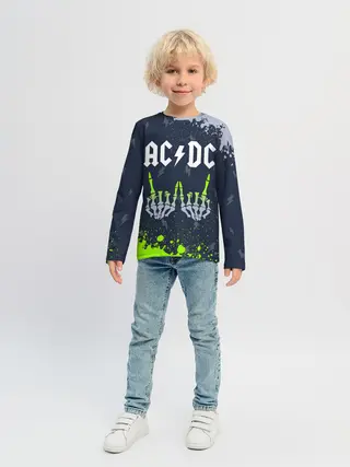Детский лонгслив / AC DС