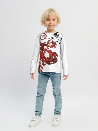 Детский лонгслив / Клинок, рассекающий демонов