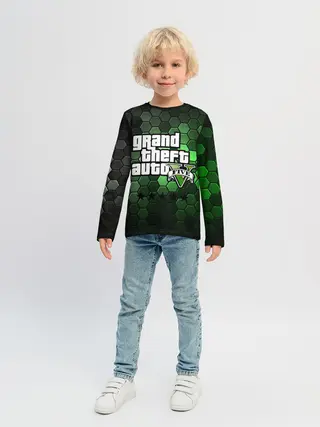 Детский лонгслив / GTA 5 / ГТА 5