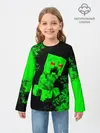 Детский лонгслив / MINECRAFT CREEPER