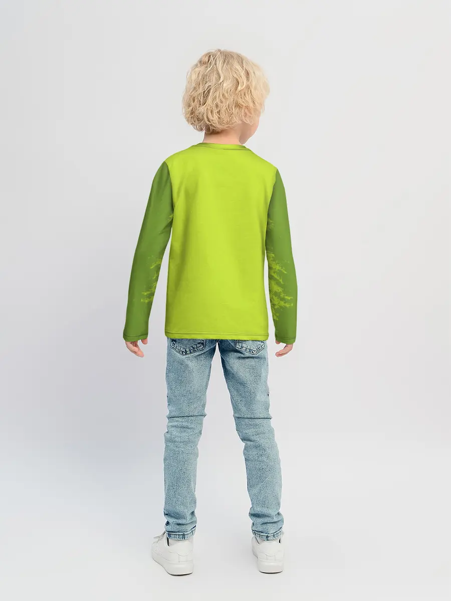 Детский лонгслив / Авокадо
