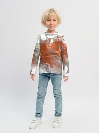 Детский лонгслив / ОГОНЬ