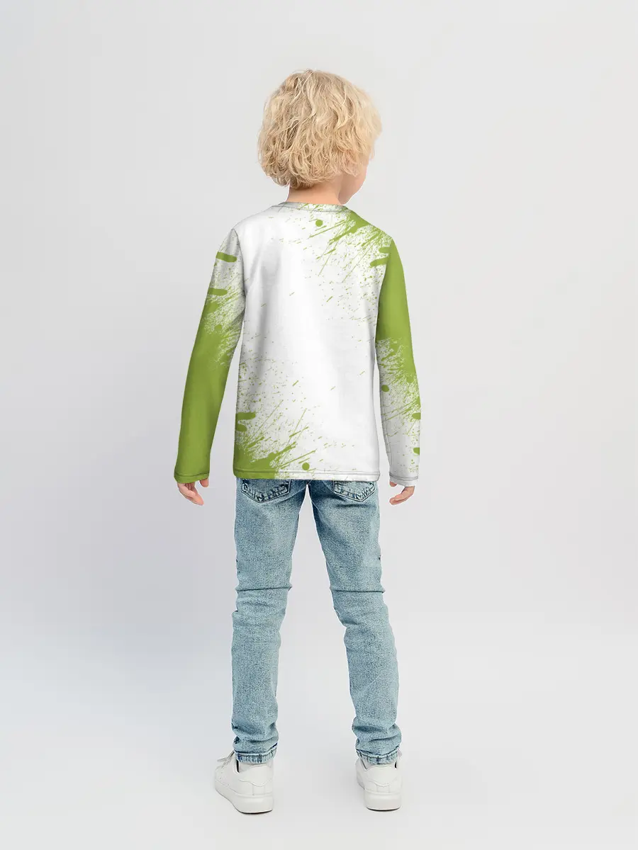 Детский лонгслив / Авокадо