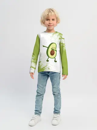 Детский лонгслив / Авокадо