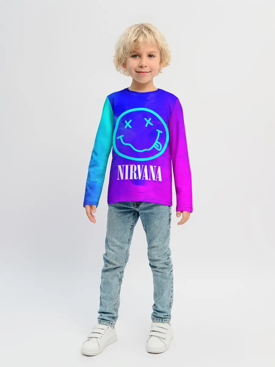 Детский лонгслив / NIRVANA / НИРВАНА