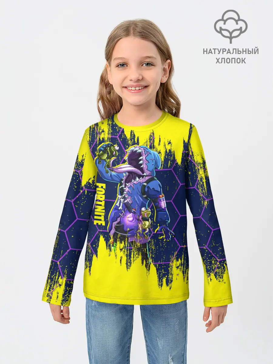 Детский лонгслив / Fortnite Big Mouth