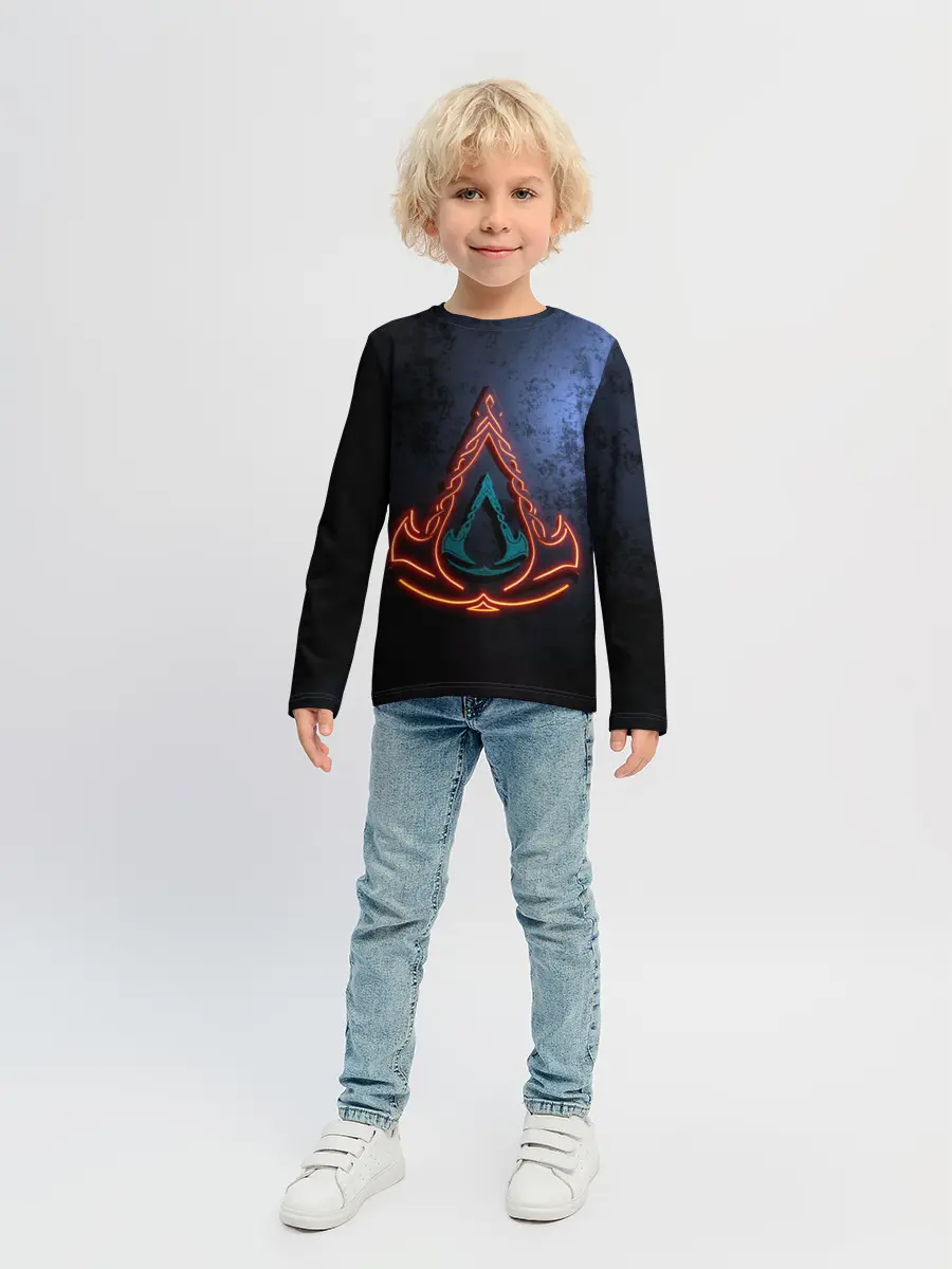 Детский лонгслив / Assassins Creed Valhalla