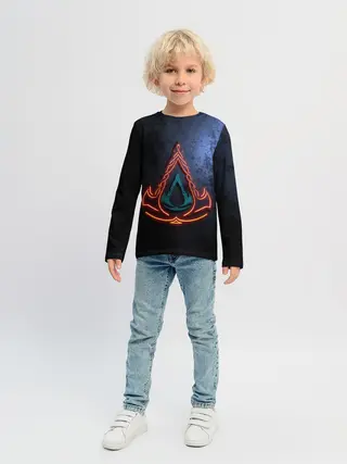 Детский лонгслив / Assassins Creed Valhalla