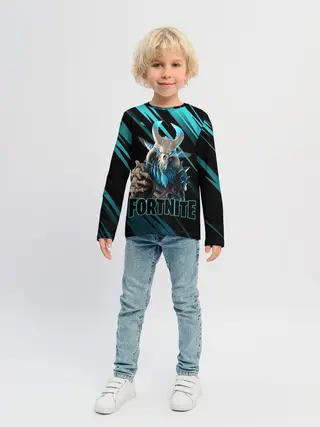 Детский лонгслив / Fortnite | Фортнайт