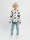 Детский лонгслив / JOJO PATTERN BW