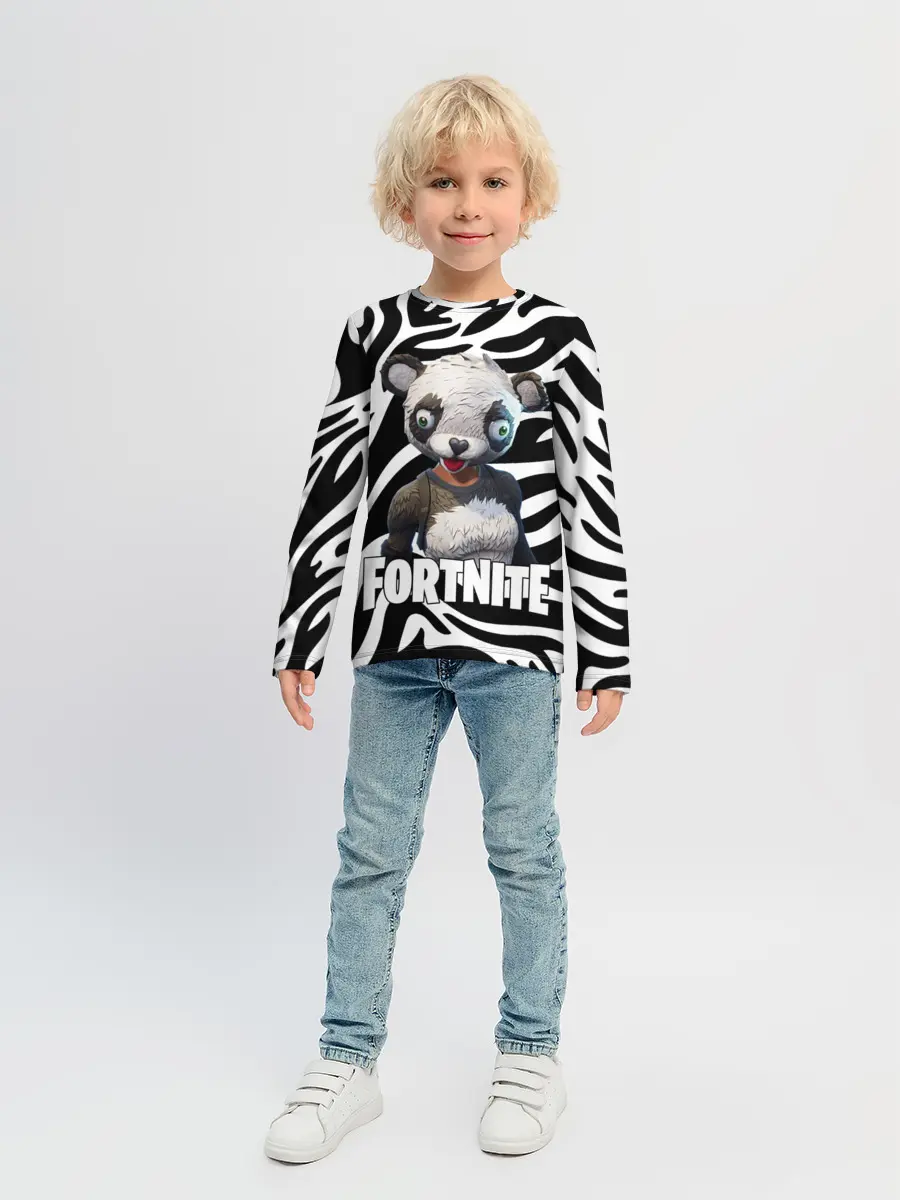 Детский лонгслив / Fortnite | Panda
