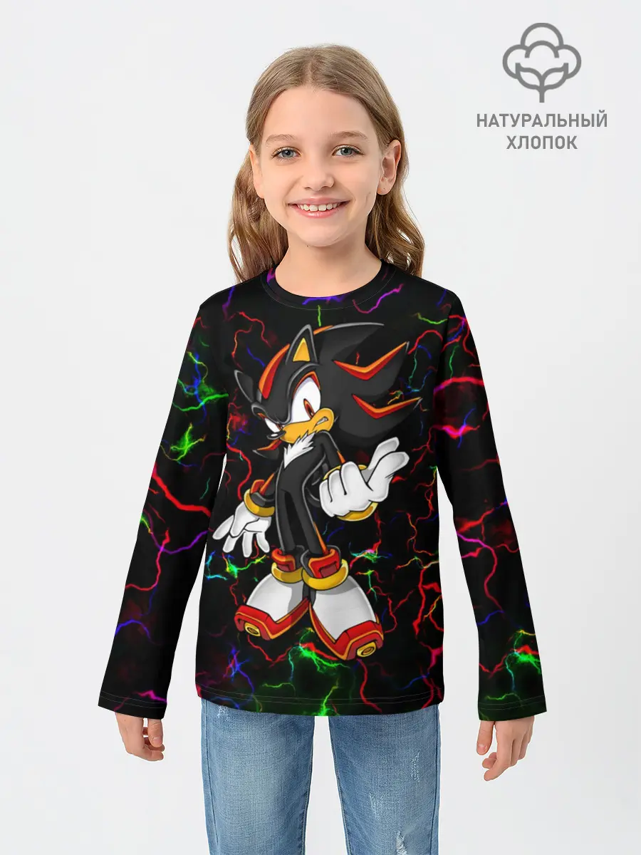 Детский лонгслив / Соник | Sonic