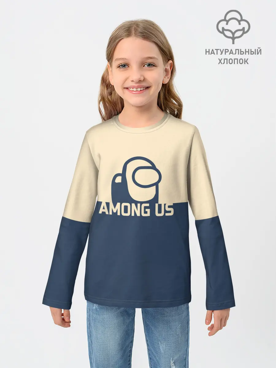 Детский лонгслив / Among Us