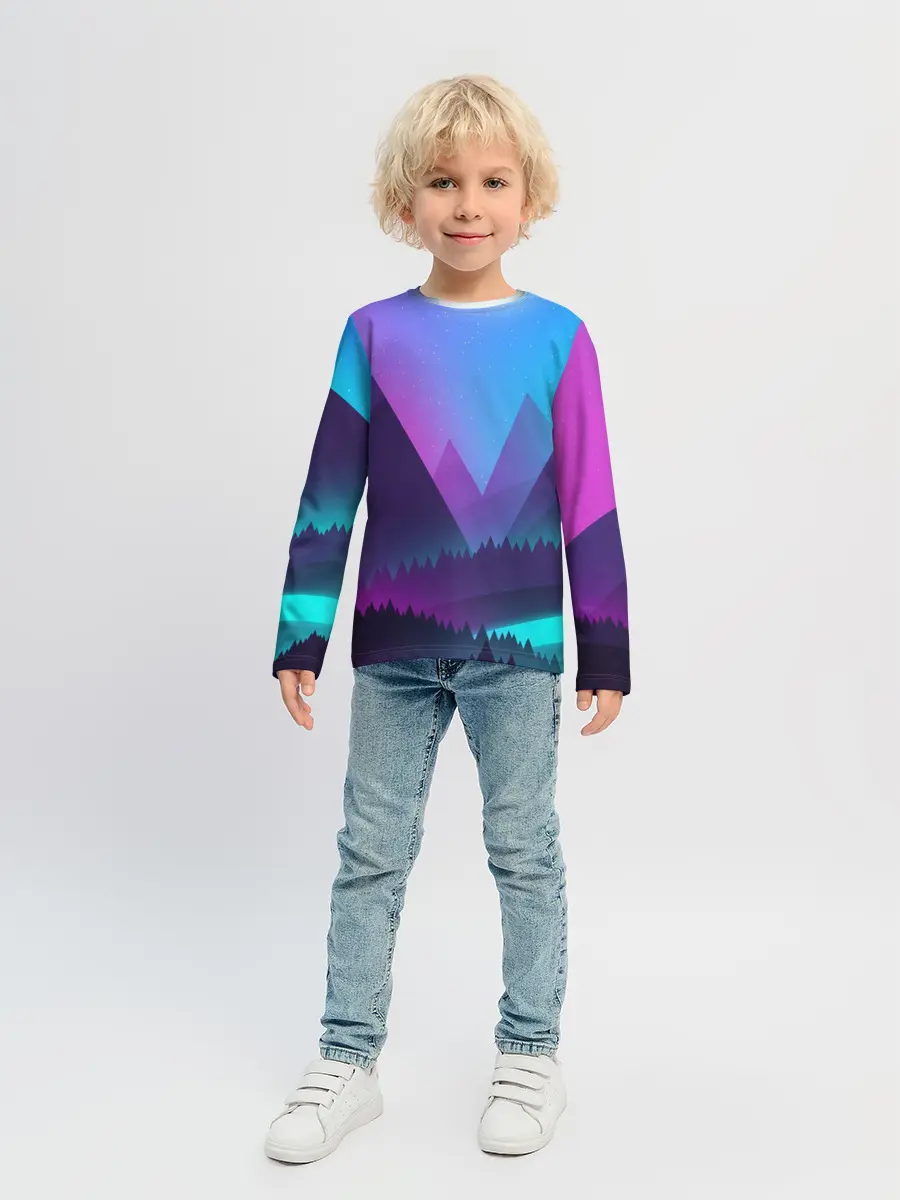 Детский лонгслив / NEON FOREST