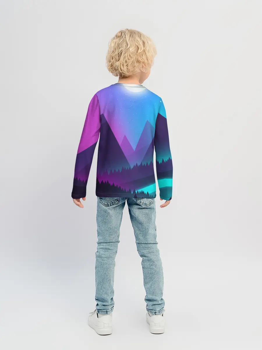 Детский лонгслив / NEON FOREST