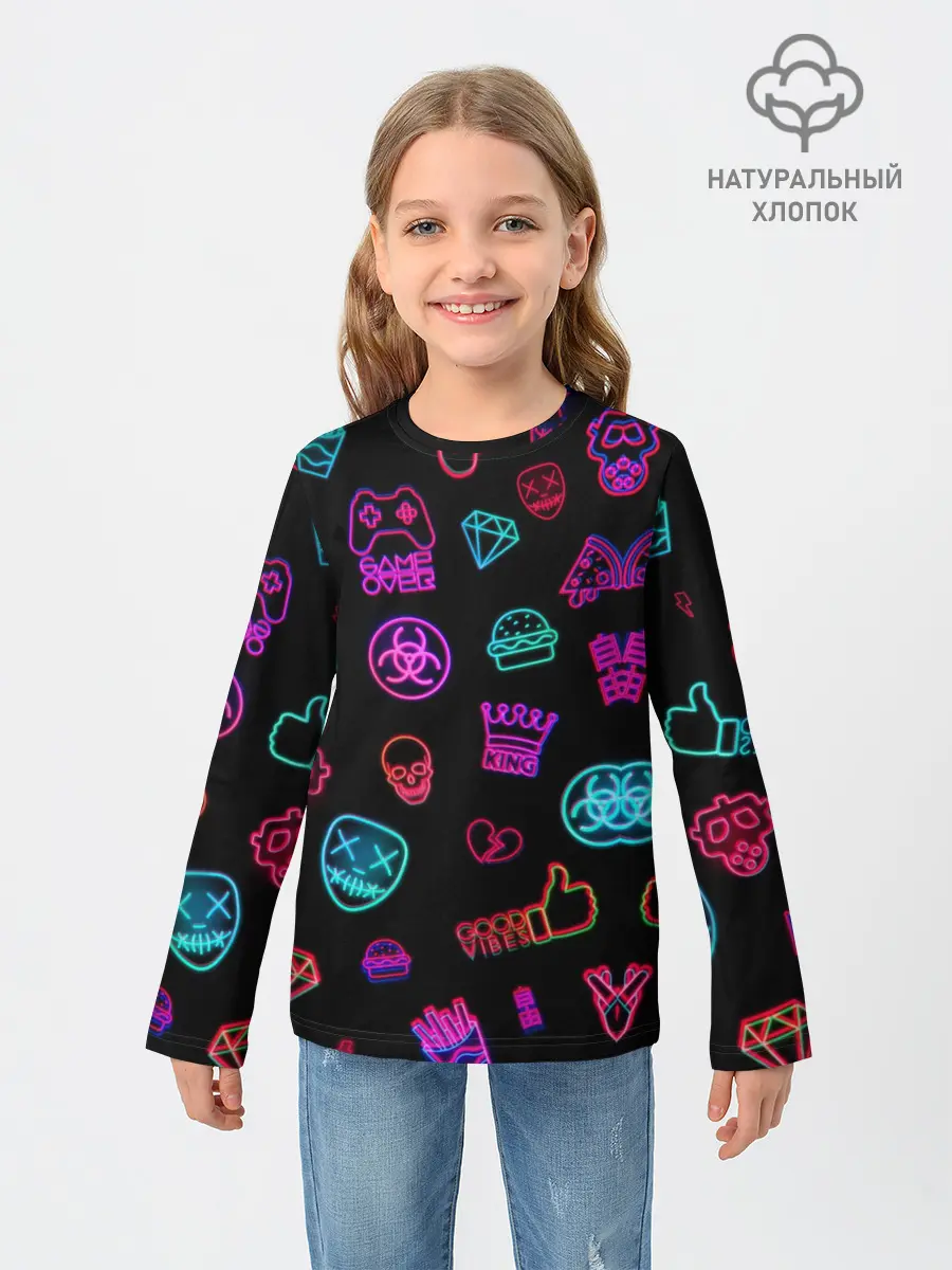 Детский лонгслив / GAMES