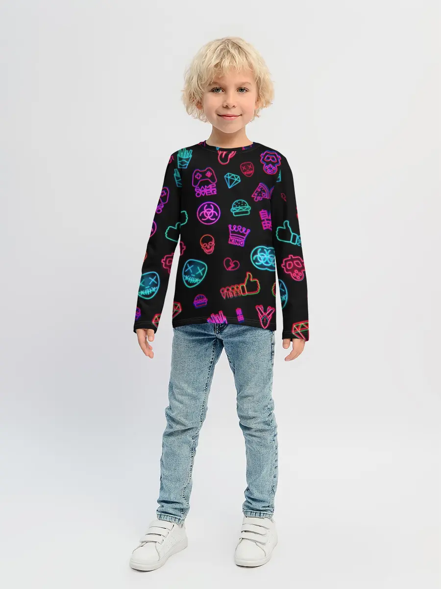Детский лонгслив / GAMES