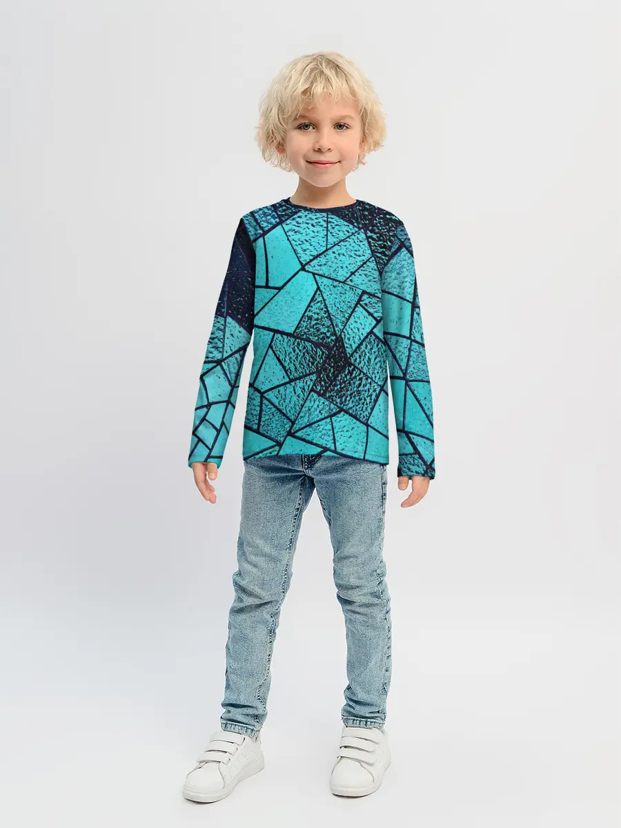 Детский лонгслив / НЕОНОВЫЙ ВИТРАЖ