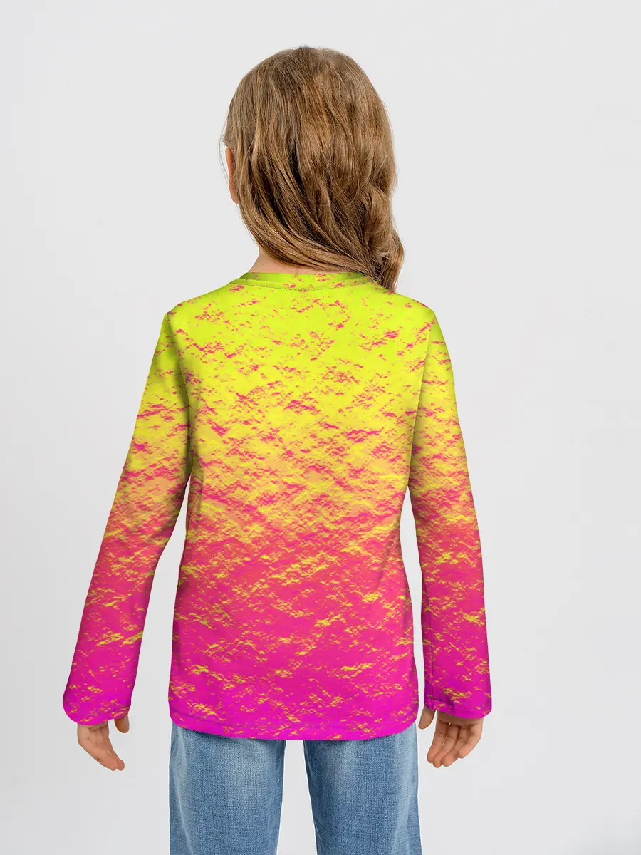 Детский лонгслив / Яркий закат