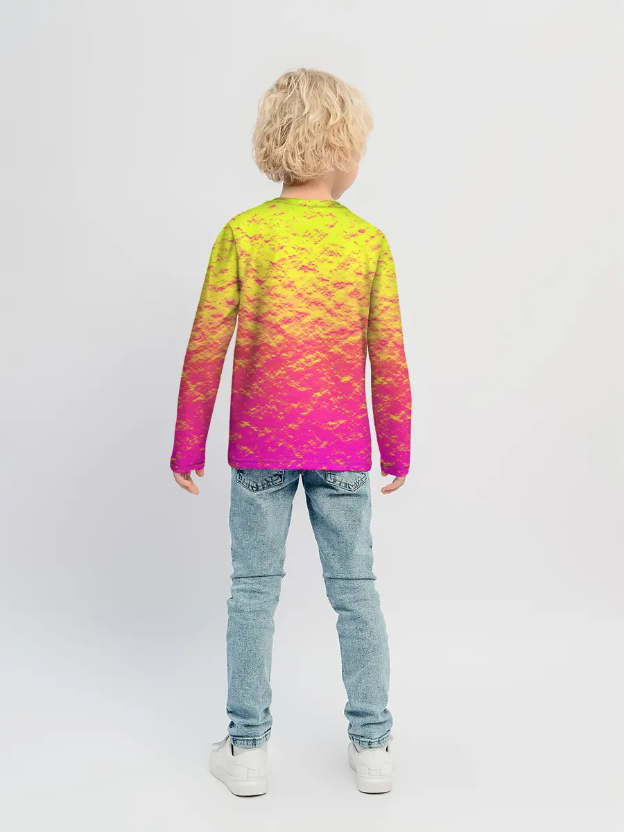 Детский лонгслив / Яркий закат