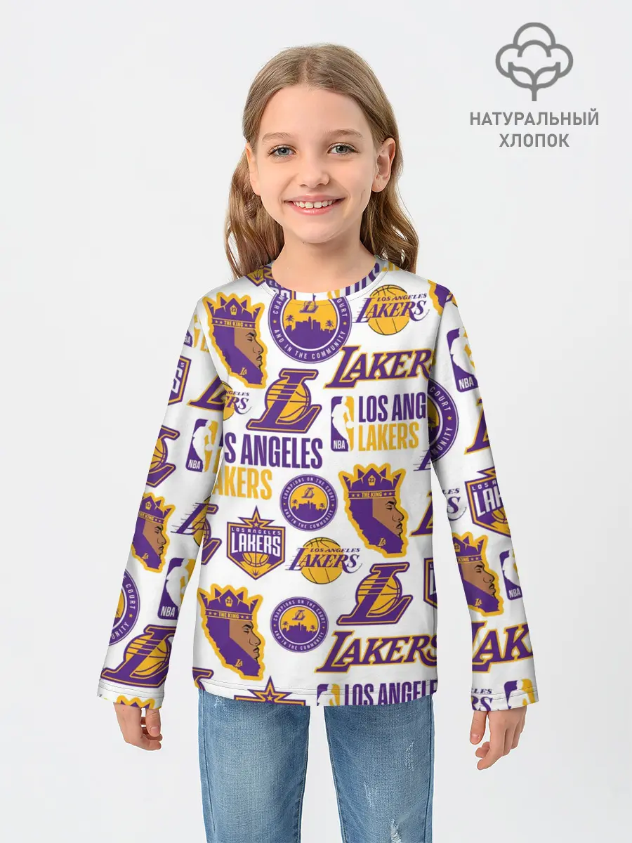 Детский лонгслив / LAKERS LOGO