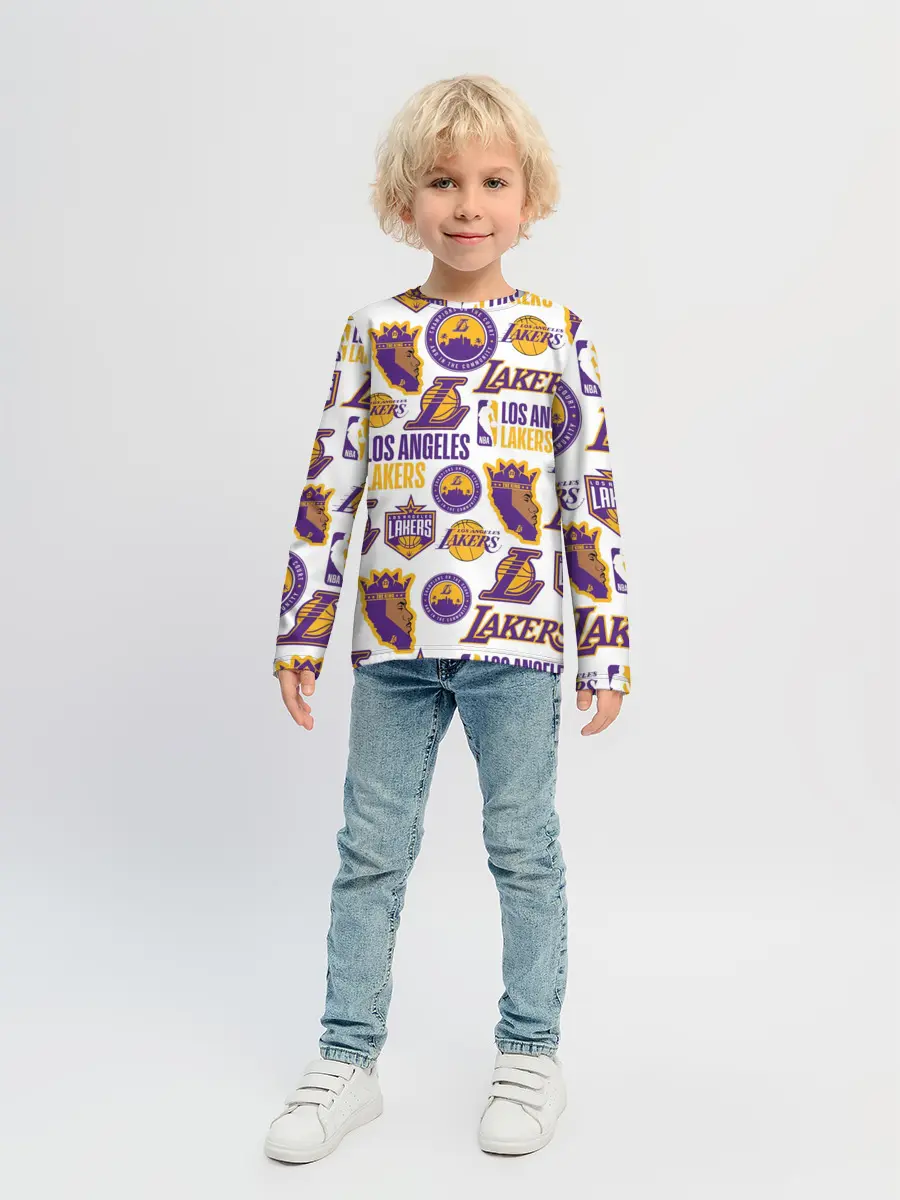 Детский лонгслив / LAKERS LOGO