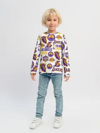 Детский лонгслив / LAKERS LOGO