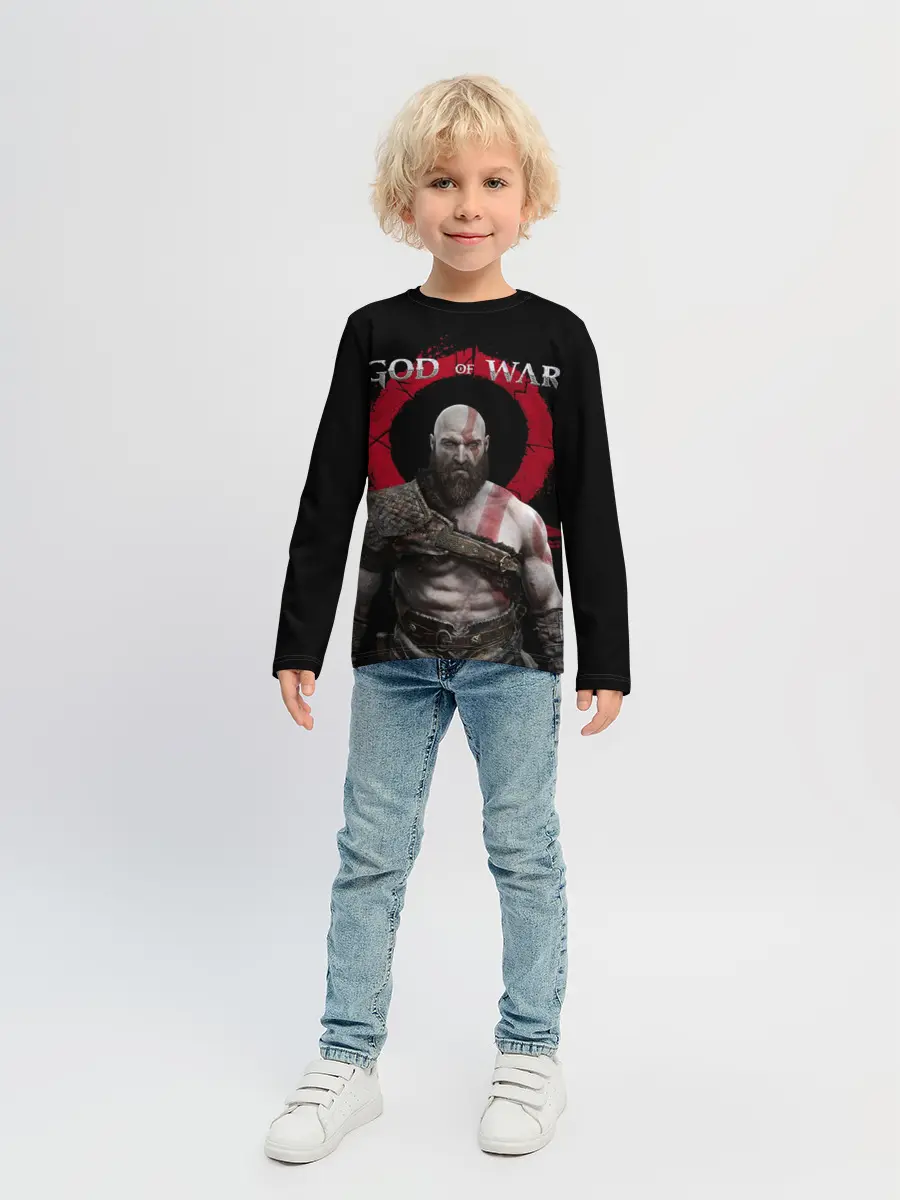 Детский лонгслив / God of War